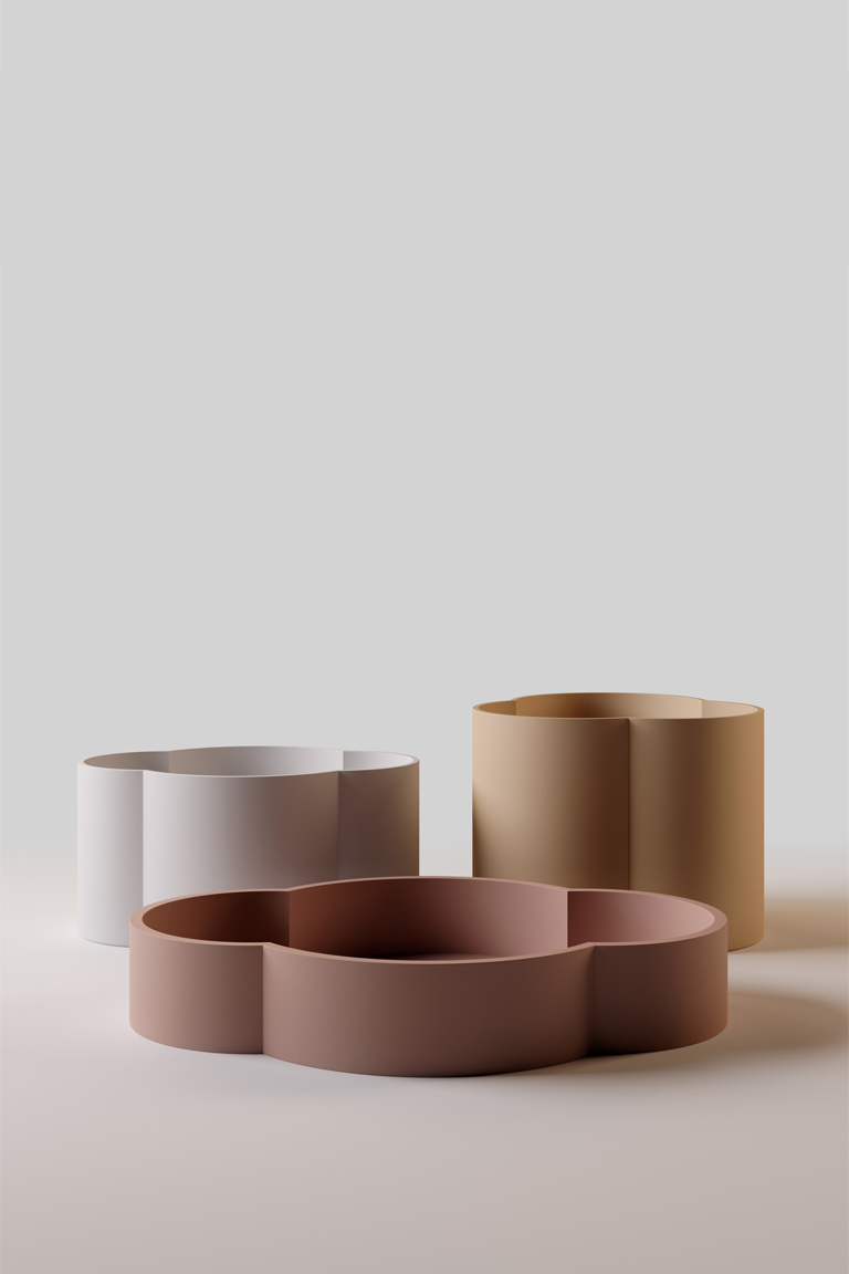 Cicladi Flower Pot  by Danese Artemide Design Accessories